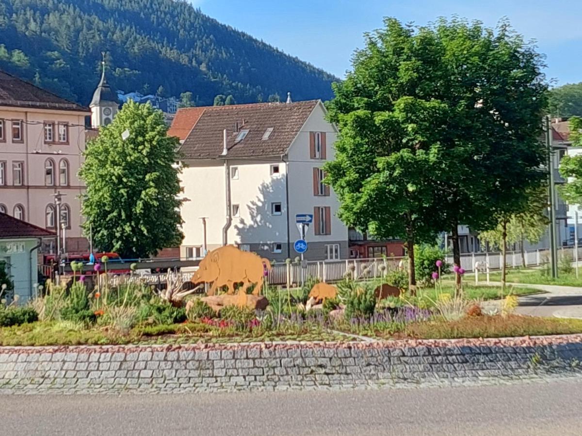 Apartement Am Waldrand Bad Wildbad Dış mekan fotoğraf